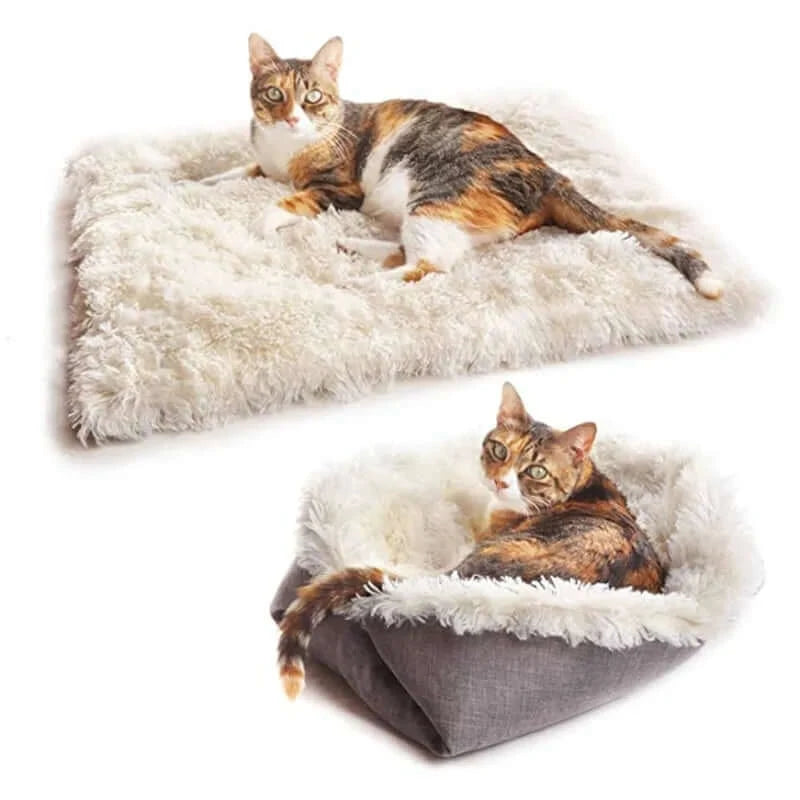 Cozy Fleece Pet Bed for cats and dogs